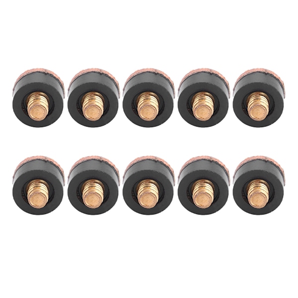 10 stk Biljard Snooker Pool Cue Stangspiss Erstatningsdeler Tilbehør (10 mm)
