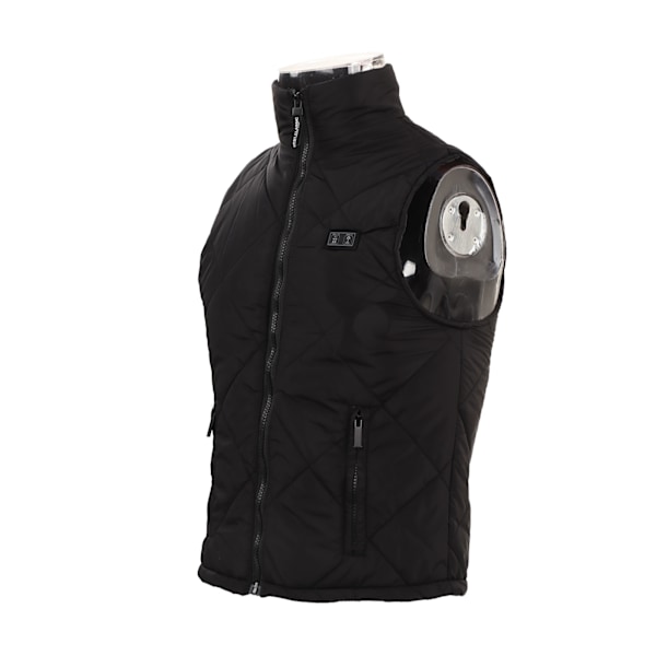 Oppvarmet Vest for Barn, 13 Varmesoner, USB Elektrisk Oppvarmet Jakke for Gutter og Jenter, Utendørsaktiviteter, Hjemmefritid, Svart, 140 cm