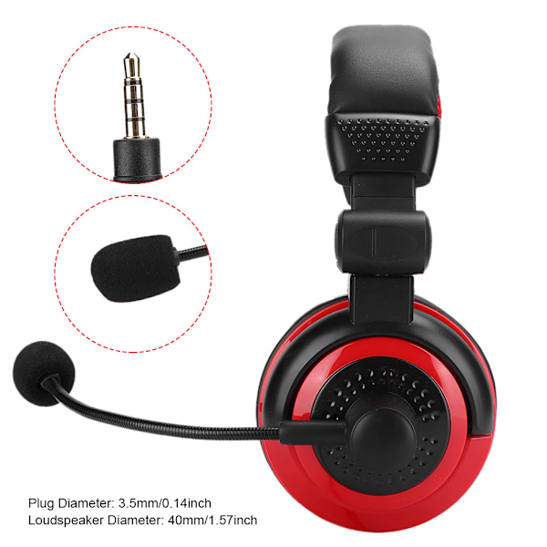 2-i-1 SEZ-220 ABS Lättviktigt Gaming Headset Binaural Hörlursutrustning för PS4/XBOXone
