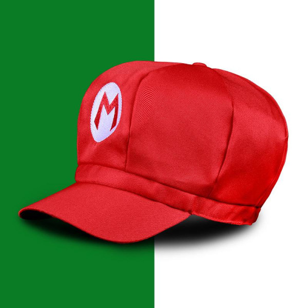 Mario Octagon Hat Super Mario Cartoon Game Hat (vuxen version)