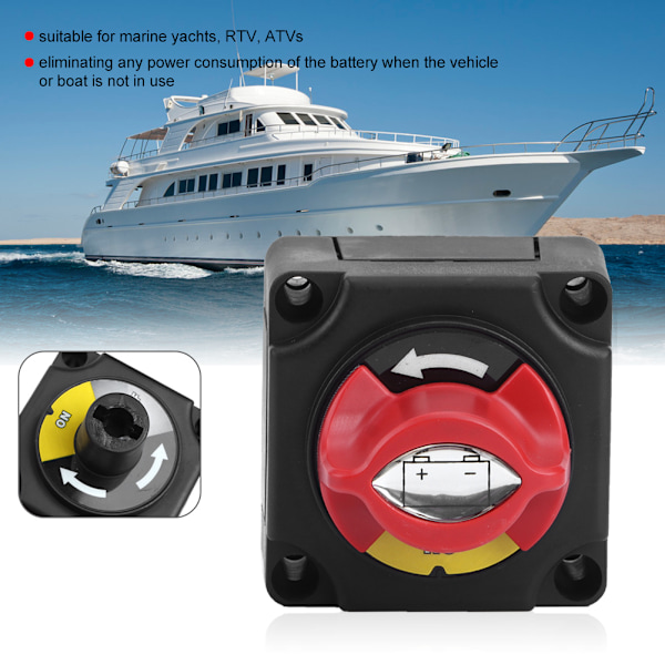 300A 12V Batteri Isolator Afbryder til Marinebåd Bil RV ATV Køretøjer