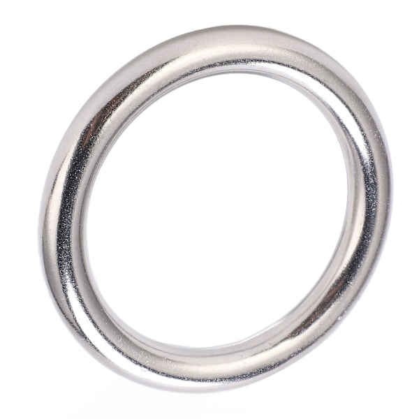 Svejses O-ring Rustfrit Stål Svejses Rund Ring til Navigationsdykning Hængekøjer og Tasker 10x60 mm