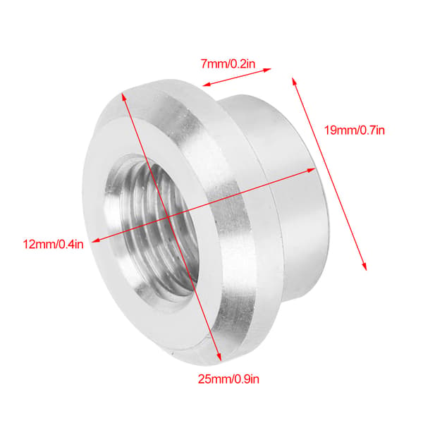 1/4in NPT Intern Gjenger Aluminium Sveiseadapter for Sensor