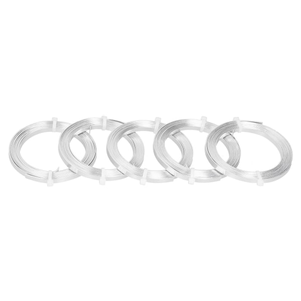 5 stk aluminiumstråd perler smykker å lage trådsneller øredobber Armbånd Håndlagde funn