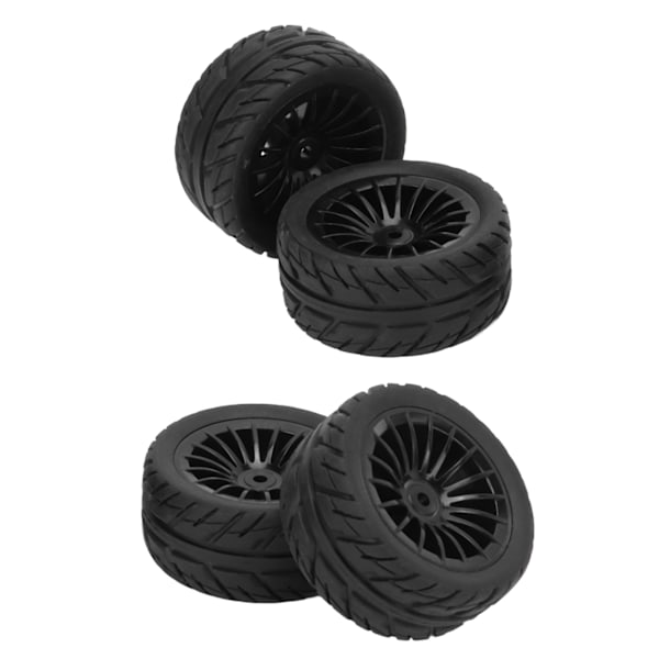4 stk gummidæk Stærkt greb Kraftfuld dæmpende racerdæk til UD1601 UD1602 UD1603 UD1604 UD1607 SG1603 SG1604 Sort