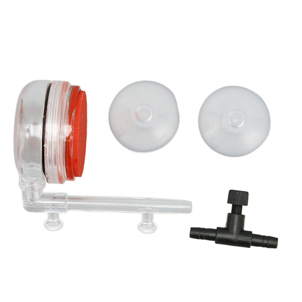 Akvarium Bubbeldiffusor Kit Syresättning Klar Akryl Fisktank Luftrenare med Kontrollventil för Planterad Tank