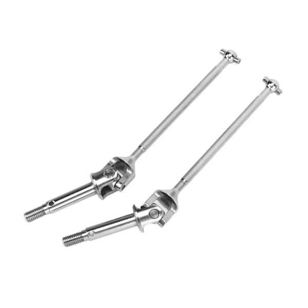 2 st RC Framdrivaxlar Stål RC Transmissionsaxel Ersättning för Losi Baja Rey 1/10 RC Bil Silver