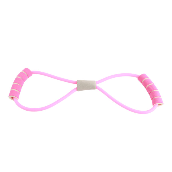 Figur 8 Resistance Band Professional Latex 8 Resistance Band Breddade bärbarhetsmotståndsband med mjukt skumhandtag