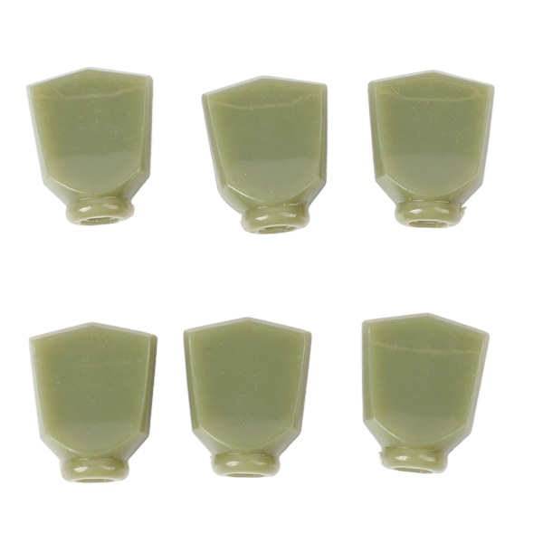 6 stk Guitar Tuning Peg-knapper Plast Easy Control Tuner-knapper Sæt til akustisk elektrisk guitar