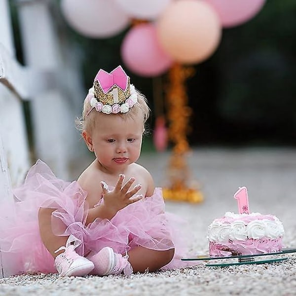 Paljetti syntymäpäivänumeron kruunujuhlahattu lapsille kultaisena – täydellinen syntymäpäiviin, juhliin ja vapaapäiviin
