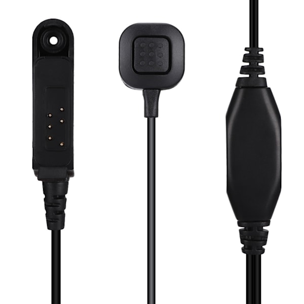 Luftakustisk tub Strupmikrofon PTT Headset för BaoFeng UV XR A 58 UV 9R Plus GT-3WP