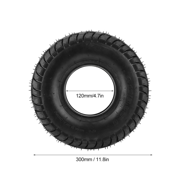 Ytterhjul av gummi God elasticitet för uppblåsbar verktygsvagn 4.10/3.50-5 12in/ 4.10/3.50-4 10in4.10/3.50-5 12in