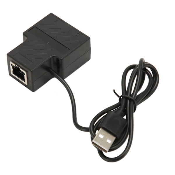 100 Mbps Ethernet-jakaja RJ45 1-2 Nopea Ethernet-jakajasovitin USB-virtajohdolla