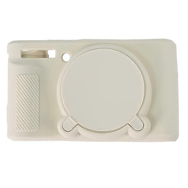 n6H For Canon SX740 SX730 Soft Silicone Protective Case Anti-fall X9H Camera Protector - Beige