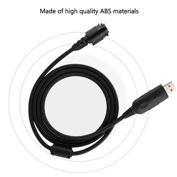 Walkie Talkie USB-programmeringskabel för Motorola HKN6184C XTL5000 XTL2500 XTL1500 PM1500