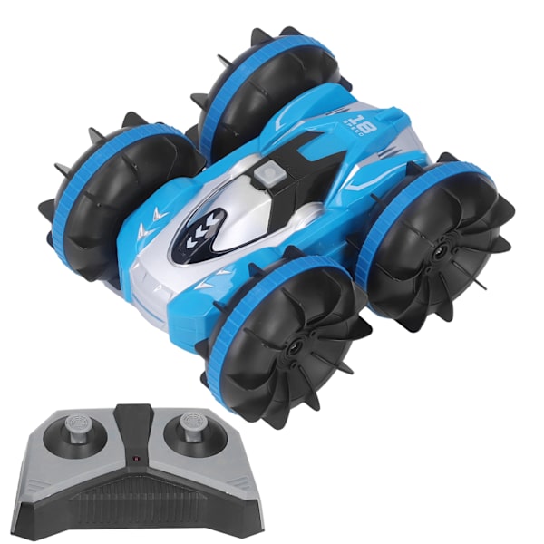2,4G Amfibio Stunt RC-auto Kaukosäädin Off Road Leikkiauto Amfibio Stunt Ajoneuvo 6+ Pojalle 3kpl Akkua