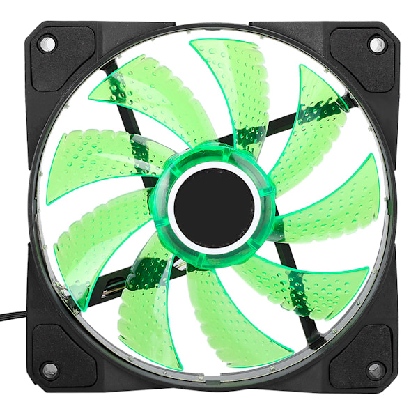 CPU Køler Radiator Ultra-Stille 4 Messing Heatpipe Blæser 1366 til 775AMD1155 Desktop Computer (3pin) (Grøn)