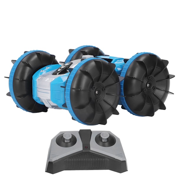 2,4G Amfibio Stunt RC-auto Kaukosäädin Off Road Leikkiauto Amfibio Stunt Ajoneuvo 6+ Pojalle 3kpl Akkua