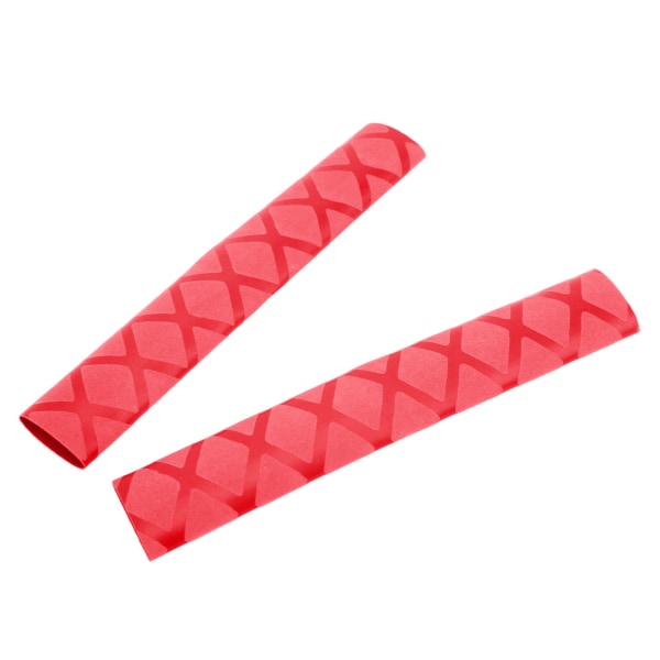 1 pari rumpukahvan rumputangon vasaran cover liukumaton polyeteeninen instrumenttitarvike punainen
