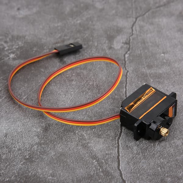 ES08MA II Mini Metal Gear Analog Servo Tilbehør KSX3047 til RC Biler Helikoptere Sort