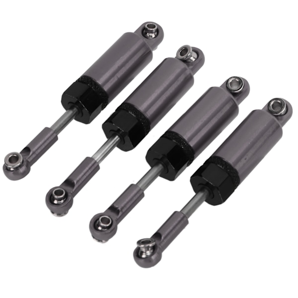 4st/set Metall Justerbar Stötdämpare för MN 1/16 Fjärrkontroll Bilmodell UppgraderingsdelarTitanfärg