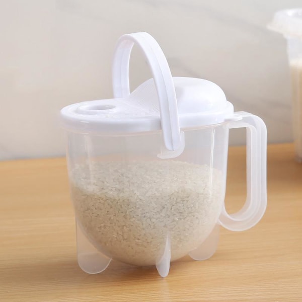 Creative Home Køkken Risvasker Ny Plastic Si Ris Lazy Hand Cup Asfalt Ris Si