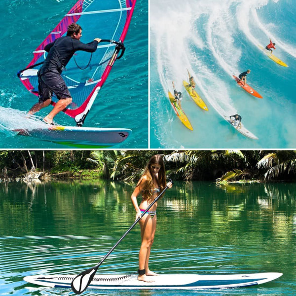 9" surfefinder, sikkerhetsforsterkede paddleboardfinner, tynn nylon for surfing, surfebretttilbehør, senterfinne for lange padlebrett