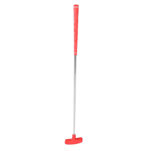 27 tommer Mini Golf Putter med Gummihoved til Børn, Stål Skaft (Rød)