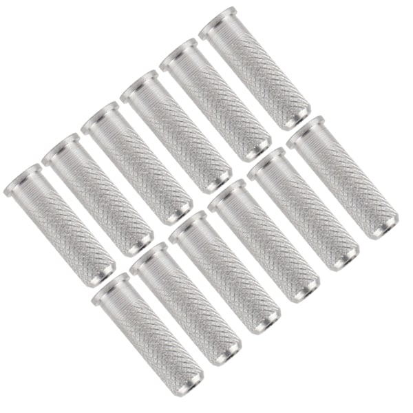 12 stk. Erstatningsbueskydningsbase aluminiumindsatser til kulpile 6,2 mm