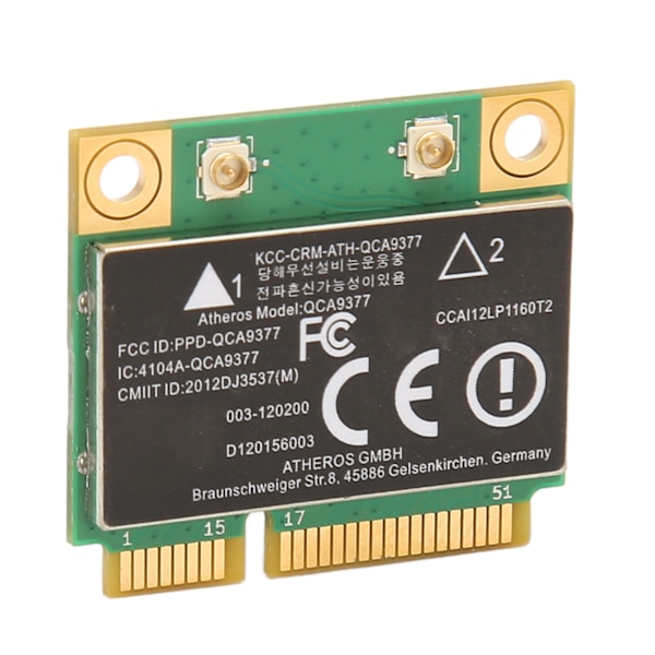 Mini PCIE Nettverkskort Dual Band WiFi Bluetooth 4.2 433Mbps Høyhastighets Trådløst Nettverkskort Adapter for Windows 7 8 10