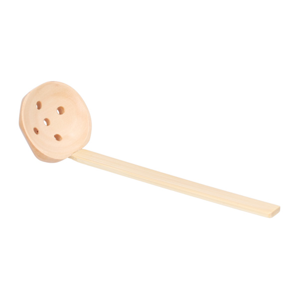 Træredskaber Hot Pot Suppe Ske Slottet Ske med Langt Håndtag til Husholdningsmadlavning Colander