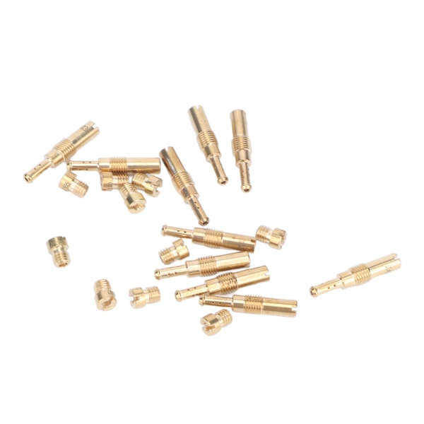 20 stk Motorsykkel Forgasser Hoveddysesett Dyser Pilot Slow Jets for Keihin PWK CVK PE Forgasser