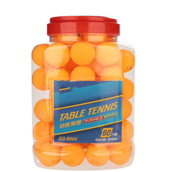 60 kpl 3 tähden pöytätennispallot pingispallot kilpailuharjoittelun viihteeseen (oranssi)