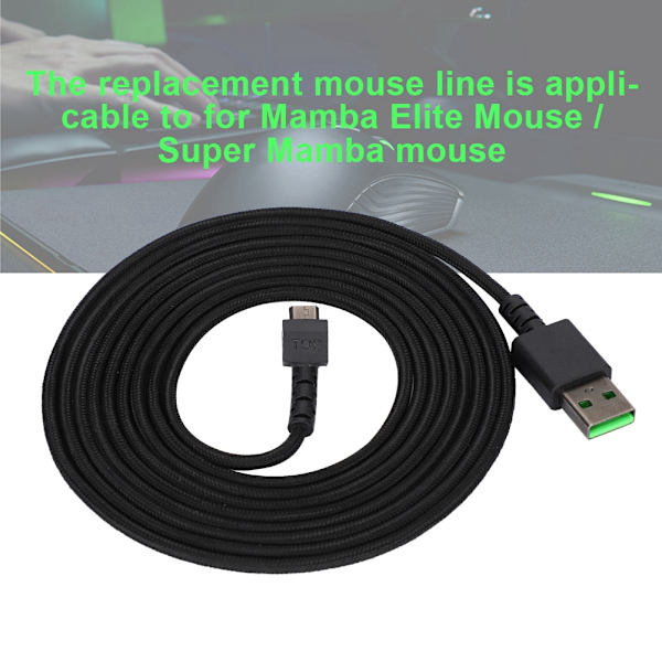 For Razer / Super Mamba Mouse Line Pure Copper Core Gaming Mouse USB-kabel