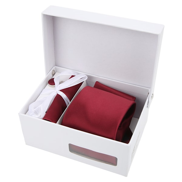 Herrslips Utsökt Mjuk Herr Business Formell Klädskjorta Slips Dekoration Presentförpackning Set K18