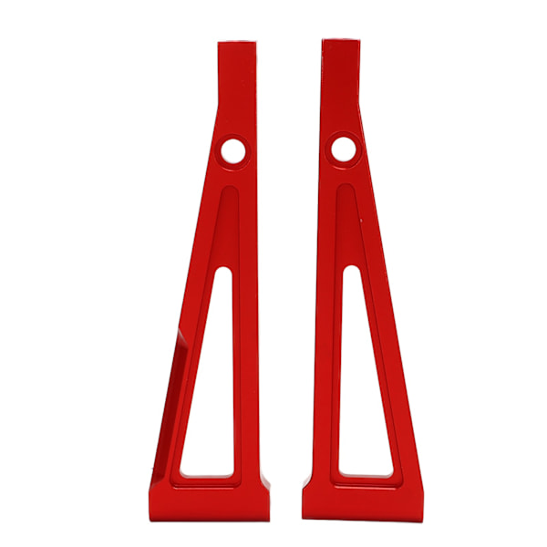 2 stk RC Bil Foran Svingarm Aluminiumslegering Lettvekt Opphengsarmsett for ARRMA 1/8 Red