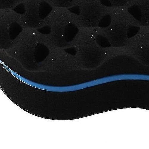 Double-sided barber sponge hair brush