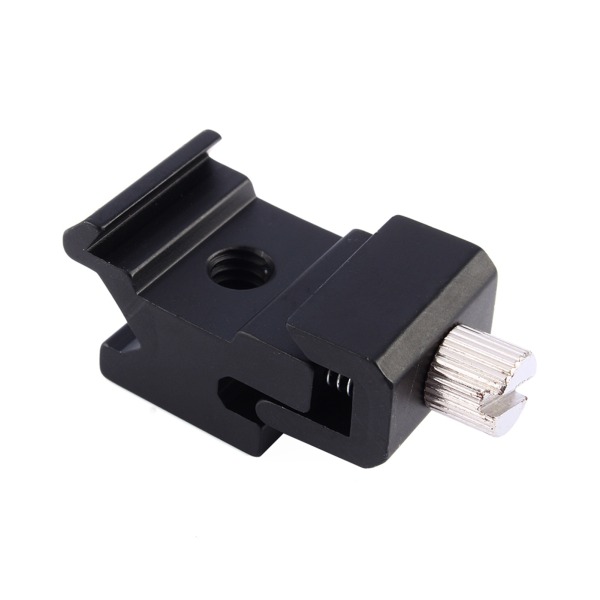 Flash Hot Shoe Mount Adapter 1/4 gjenger skruebrakett Adapter Trigger DSLR kamera tilbehør