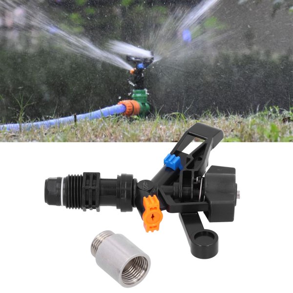 Automatisk sprinkler for landbruksvanning - 360 graders rotasjon, G1/2 utvendig gjenge