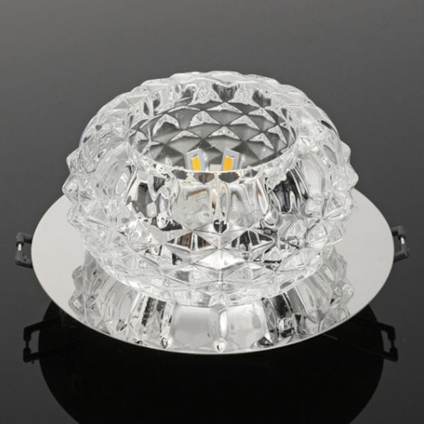 5W moderne krystall LED-taklampe montert LED-taklamper hjem hall ganglys