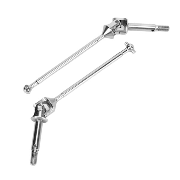 2 st RC Framdrivaxlar Stål RC Transmissionsaxel Ersättning för Losi Baja Rey 1/10 RC Bil Silver