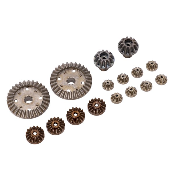 RC Differential Gear Pulverlegering Motor Driving Planet Gears för WLtoys 144001 144002 124018 124019 124017