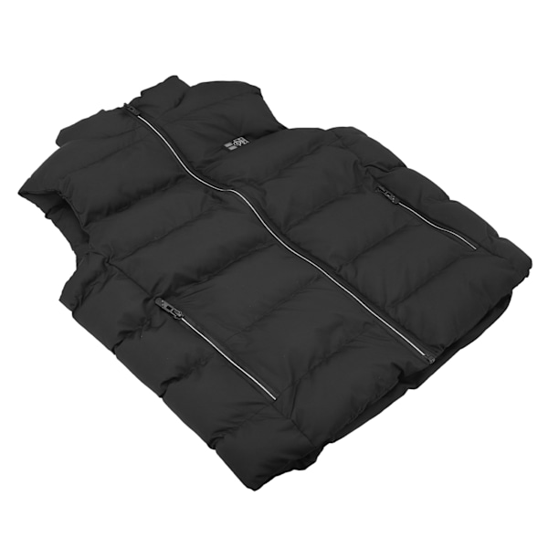 Uppvärmd USB-väst med 15 zoner - Dual Control, Digital Display, Lätt vinterjacka för utomhusbruk (2XL)