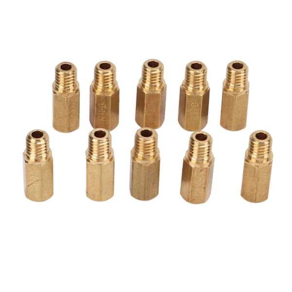 10 stk. Forgaser Hoveddyser Sæt Metal Carb Tilbehør Udskiftning til Keihin FCR MX PWK PWM PE PJ 155‑178