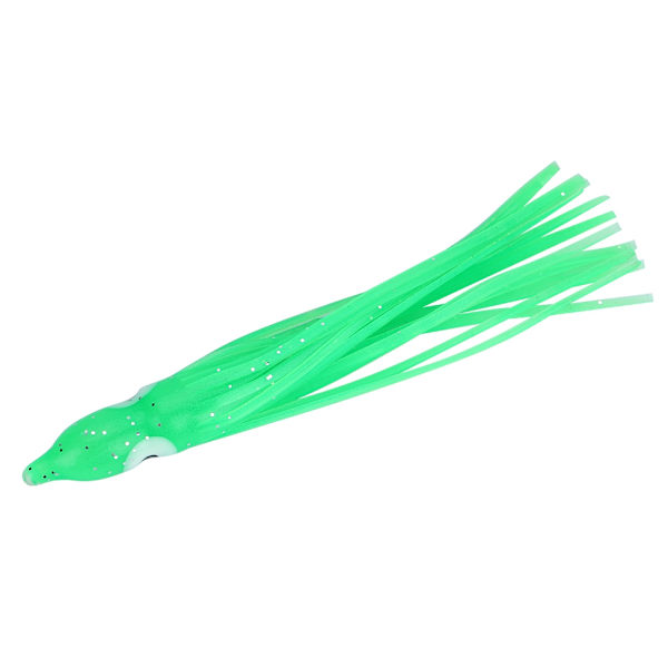 10st påse Ministorlek bläckfisk Form Fiskebete Lure Fiskeredskap Verktyg Luminous Green