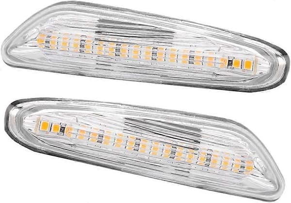 12V 5W Bil LED Sidebremse Indikatorlampe til E82 E88 E60 E61 E90 E91 E92 E93 (Transparent)