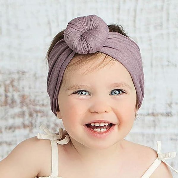 5 delar Baby Pannband Baby Girl Hårband Rosett Hårband Pannband Tillbehör Baby Girl Kid Turban Pannband