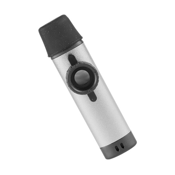 Kazoo Professional alumiininen säädettävä äänisoitin 5 kpl huilukalvolla lapsille hopea