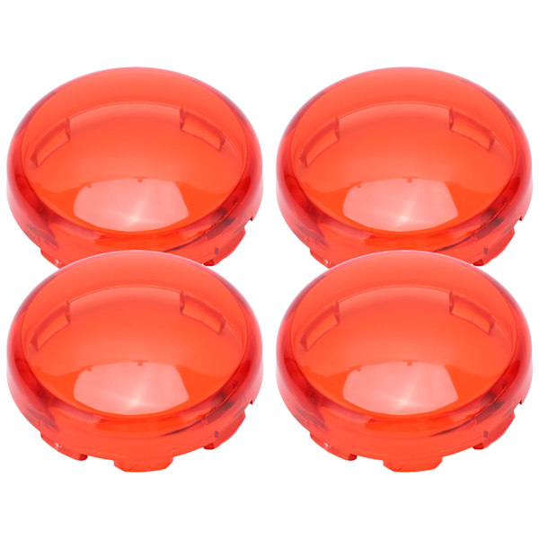 4 st 6 cm/2,36 tum Motorcykel Blinkerslins Skydd ABS Universal Motorcykel Tillbehör Röd