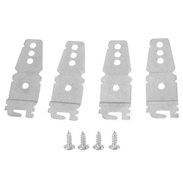 4 stk oppvaskmaskin monteringsbrakett rustfritt stål med skruer underdisk oppvaskmaskin monteringsbrakett for Sears for Maytag for Bosch for Jenn Air